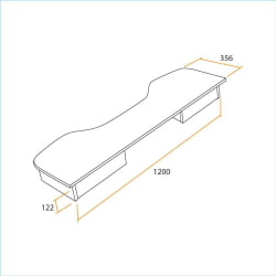 Надстройка StrikeTop (120) NEO black/blue, черный/синяя кромка