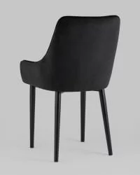 Стул Джоан велюр Черный