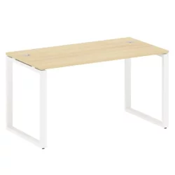 Стол письменный на О-образном м/к МЕТАЛ СЙСТЕМ БО.СП-3 Акация/Белый / METAL SYSTEM