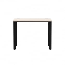 Стол прямой на металлокаркасе, опоры 90 гр Everprof EVO 254S005 Кашемир Черный