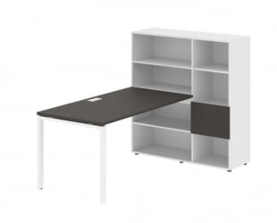 Рабочая станция EDIS EURST 1215 Мокко Белый Белый