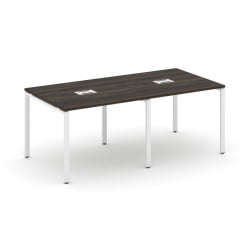 Стол переговорный (2 столешницы) CONCEPT CN.PRG-021 Дуб Мали Белый