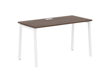 Стол письменный ЕДИС ЕЛСТ 1367 Дуб Денвер темный Белый / EDIS ELST