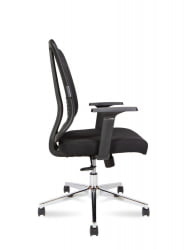 Кресло офисное TEMA СHROME LB Черный