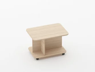 Журнальный столик на колесиках Glassy 4.10 Орех