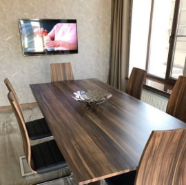 Стол обеденный DUPEN (160) DT-02 Орех