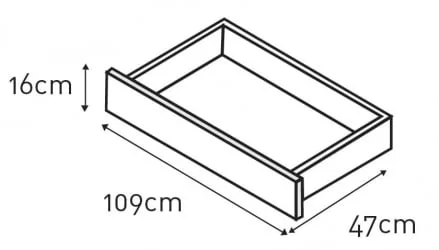 Ящик для детской кровати Micuna 120*60 CP-949 white
