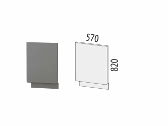 Панель боковая (лев/прав) Графит 74.93 Графит