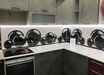 Глянцевый фартук (КОМПОЗИТ) KM 34