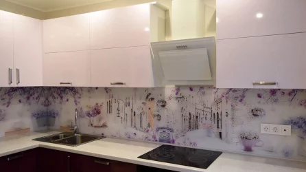 Глянцевый фартук (КОМПОЗИТ) KM 55