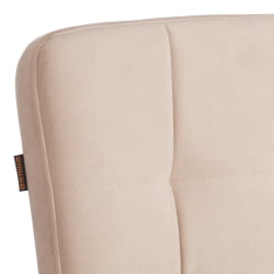 Полубарный стул Medeo/Медео велюр, бежевый, 7, 42х56х102 см
