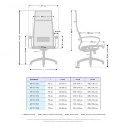 Кресло офисное МЕТТА B 1m 7/K131, Основание 17831 Комплект 1 Лайм