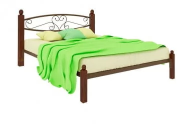 Кровать Каролина Lux 1600х1900 Коричневая