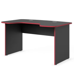 Компьютерный стол с надстройкой SKILLL STG 1385.1 антрацит/красный