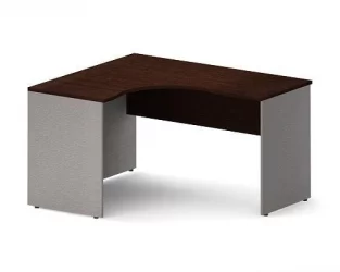 Стол письменный левый СА-4 Л Венге/металлик