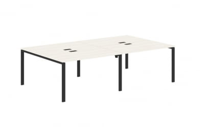 Бенч-система 4-местная EDIS EUWST 2716 Ясень Траун Черный