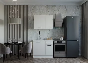 Кухня в гостиную Жемчуг 1000