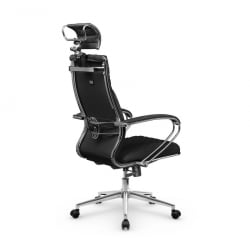 Кресло руководителя Metta L 2c 44C/K116 Infinity Easy Clean (MPES) Комплект 7 Черное