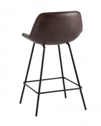 Стул полубарный Деймон (ПБ) экокожа Коричневый