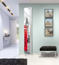 Шкаф в прихожую Лупо Шелф Арт Венге