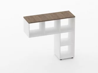 Стеллаж к столу Deka 9.08.12 Дуб Верцаска/Белый