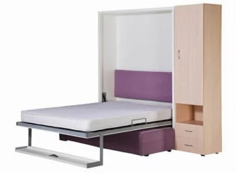 Шкаф-диван-кровать Смарт 1 3-в-1 правый 1600 Венге