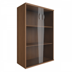 Шкаф средний широкий Рива А.СТ-2.4 Орех Гварнери / Riva