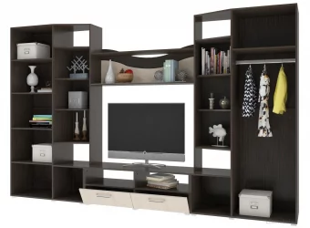 Гостиная Гамма без зеркал Венге Дуб