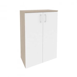 Шкаф средний широкий (2 средних фасада ЛДСП) ONIX O.ST-2.3 Дуб Аттик/Белый