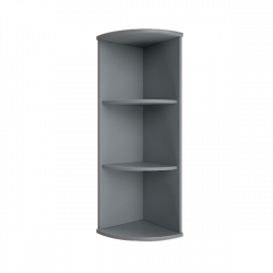 Стеллаж средний угловой Riva А.УС-2 Клен/Металлик