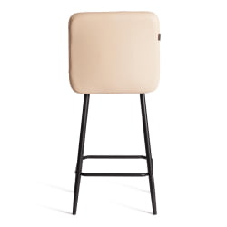 Полубарный стул Medeo/Медео экокожа , бежевый, 42х56х102 см