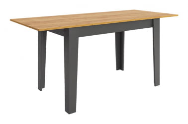 Раздвижной стол Цезарь дуб крафт золотой/графит