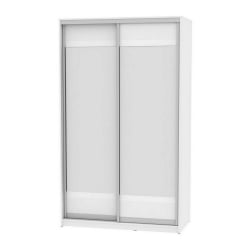 Шкаф-купе B-220х135х60-2(Белый-D10D10)