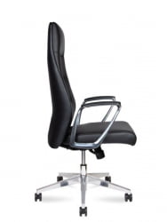 Кресло офисное Нанси / Нанcй Л348ХCА-01-блаcк леатхер / Nancy L348HCA-01-black leather