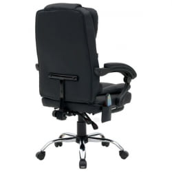 Кресло офисное CРОМЕКС (КРОМЕКС) Лоунге МС-007 экокожа черное / CROMEX Lounge MS-007