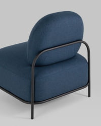 Кресло Стоун 1 рогожка Синий