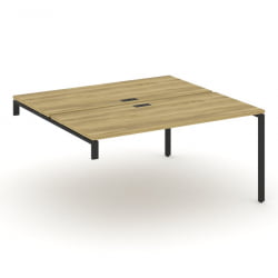 Двойной стол-надставка на опорную тумбу CONCEPT CN.DSN-004 Кобо Антрацит