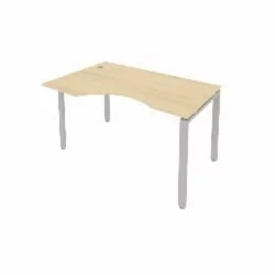 Стол письменный METAL SYSTEM Б.СА-2 Л Акация/Серый