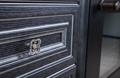 Тумба кухонная 800 с 3 ящиками ЛЮКС (4) Италия ЛД 275.936.000 Черный Дуб темный