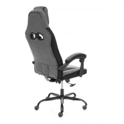 Кресло Arena metalBL ткань,велюр, серый/черный, KUB 05/TW-11/35