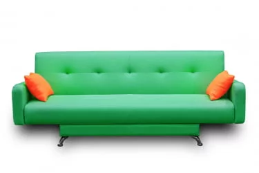 Диван с подушкой MANGO 3 (2 категория) Зеленый Оранжевый