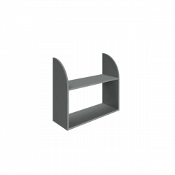 Полка навесная Riva А.ПНС-1 Серый