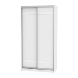 Шкаф-купе белый лдсп B-220х120х60-2(Белый-D9D9)