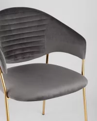Стул мягкий Эвита Серый