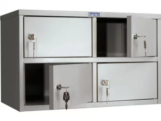 Индивидуальный шкаф кассира металлический AMB-30/4