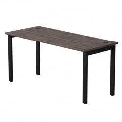 Стол прямой на металлокаркасе, опоры 90 гр Everprof EVO 254S008 Дуб Пасадена Черный