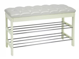 Банкетка Грейс Молочный дуб Белый