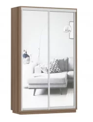 Шкаф-купе двухдверный Экспресс Дуо Экспенс 1200х2200h Ясень шимо тёмный