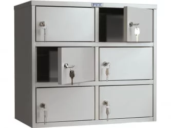 Индивидуальный шкаф кассира металлический AMB-45/6