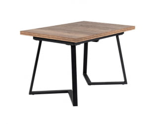 Стол Роналдо раздвиж. 120-160 Галифакс Табак/Бабочка